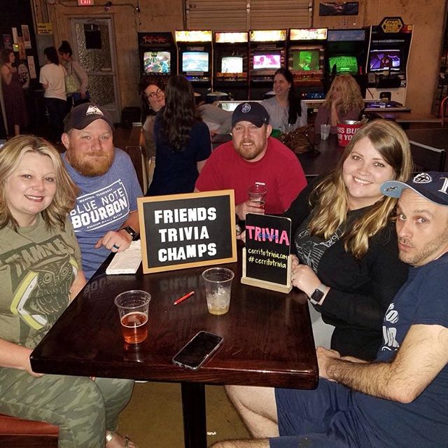 1st Place 🏆 #Friends Trivia (The One About Season Four) 🛋️ ⛲ @memrecroom. #cerritotrivia
