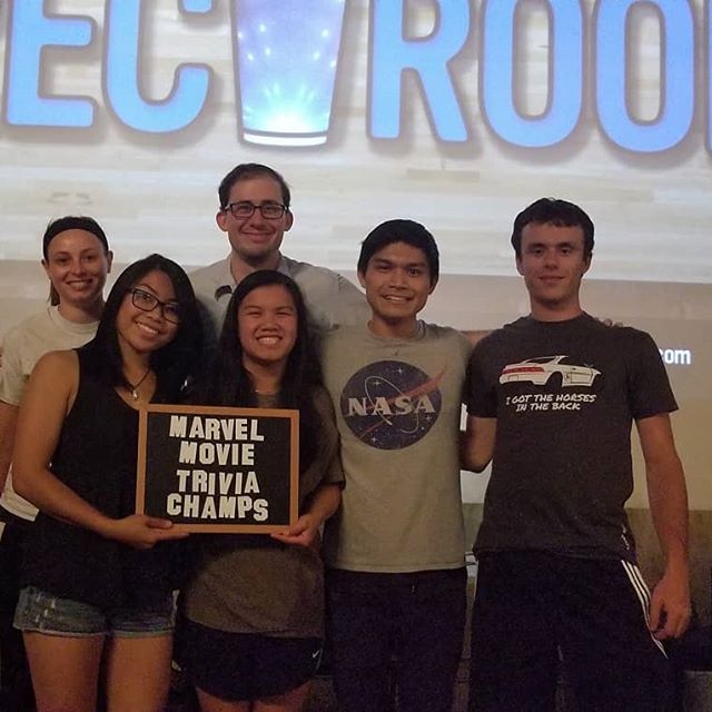 1st Place 🏆 Marvel Movie Trivia 🎬 @memrecroom. #cerritotrivia