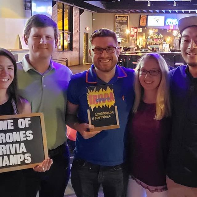 1st Place 🏆 #GameofThrones Trivia ❄ @railgarten. #cerritotrivia #got
